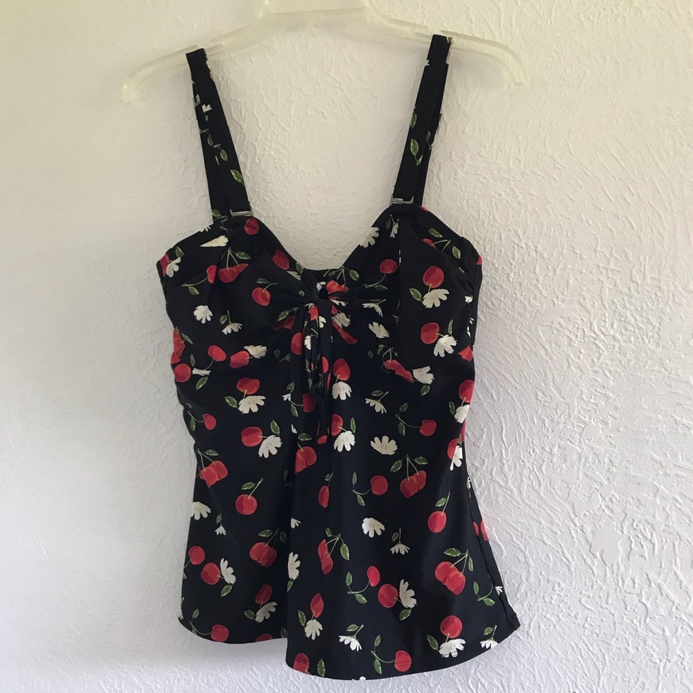 Cherry tankini swim top 🍒